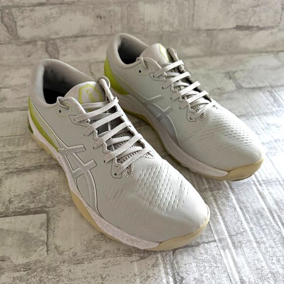 ASICS Gel-Kayano Ace 2 Golf Shoes Grey Neon Lime Athletic Cleats Spikeless 8.5 main image 10